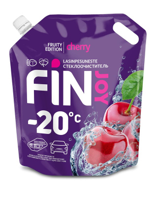 FinJoy Fruity Edition автоочиститель стёкол  cherry  -20° C  3,5 л дой пак