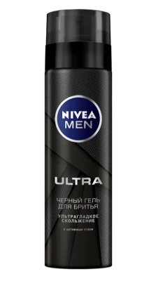 Nivea Men гель для бритья с активным углём Ultra 200мл