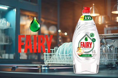 Средство для мытья посуды Fairy Pure & Clean в новом объеме