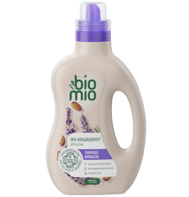 BioMio bio soft экологичный кондиционер для белья лаванда миндаль концентрат 800 мл