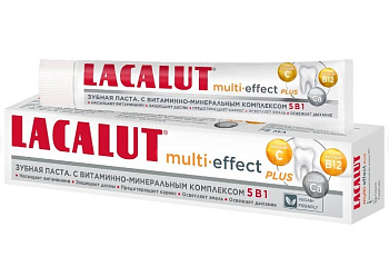 Lacalut зубная паста Multi-effect plus 75мл