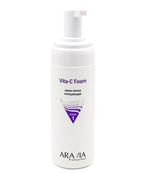 Aravia Professional крем-пенка очищающая Vita-C Foaming 160мл