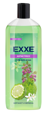 Exxe гель для душа бергамот и вербена 400 мл