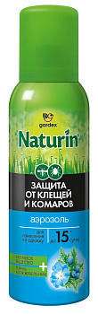 Gardex Naturin Аэрозоль  от комаров и клещей на одежду 100 мл