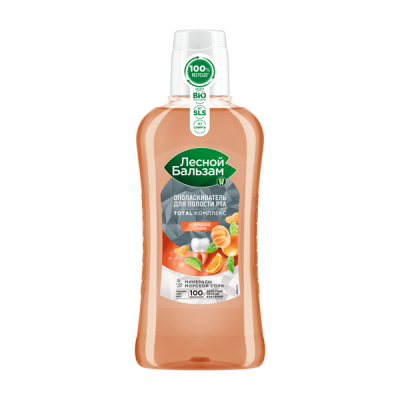 Лесной бальзам ополаскиватель для десен мандарин лайм и мята 400 мл Уценка