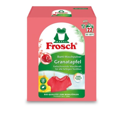Frosch стиральный порошок для цветного белья Гранат 1,45 кг Уценка