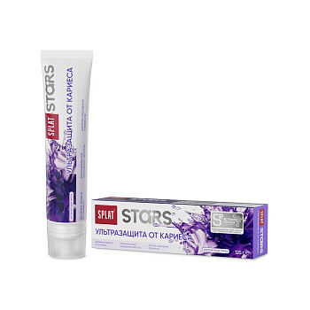 Splat stars зубная паста ультразащита от кариеса 125 г