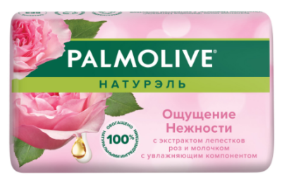 Palmolive мыло ощущение нежности молоко и роза 90 г