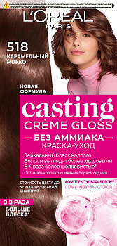L'Oreal Paris Casting Creme Gloss краска уход для волос 518 карамельный мокко