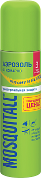 Mosquitall аэрозоль универсальная защита от комаров 150 мл