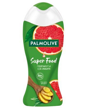 Palmolive душ гель super food грейпфрут и сок имбиря 250мл