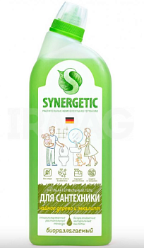 SYNERGETIC средство биоразлагаемое для мытья сантехники зеленая сила флакон 0,7л