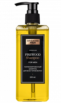 Organic shop шампунь для всех типов волос FIREWOOD Men 250мл