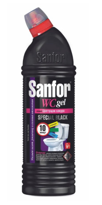Sanfor WC Gel средство для чистки и дезинфекции туалета Black750мл
