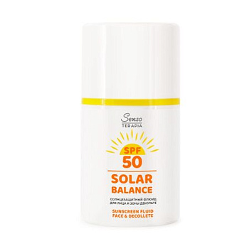 SensoTerapia solar balance солнцезащитный флюид для лица и зоны декольте 50 мл