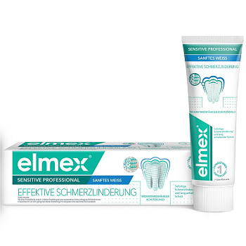 Elmex зубная паста сенситив про бережное отбеливание 75 мл