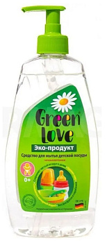 Green Love средство для мытья детской посуды и принадлежностей 500мл