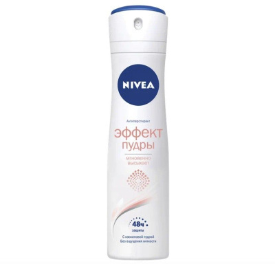 Nivea део спрей женский эффект пудры fresh 150 мл