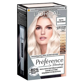 L`oreal Preference краска для волос ультра платиновый блонд до 9 тона Уценка