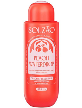 Solzao шампунь для волос увлажнение и блеск 400 мл