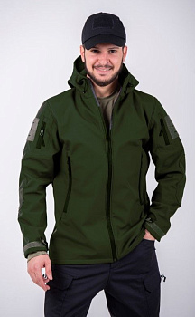 Мужская куртка SOFTSELL  SFT-1003 Хаки XL
