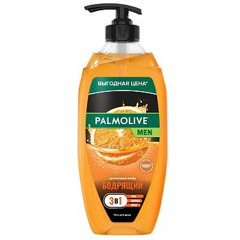 Palmolive душ гель for men цитрусовый заряд бодрящий 750 мл