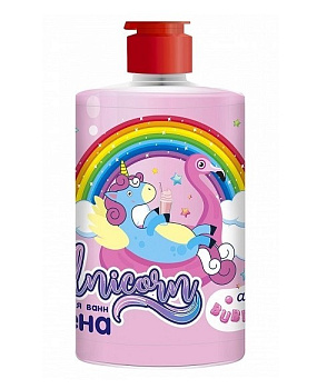 Unicorn пена для ванн Bubble gum 460мл
