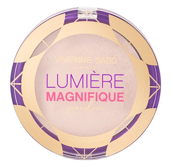 Vivienne Sabo пудра Lumiere Magnifique сияющая тон 01 Светло-бежевый