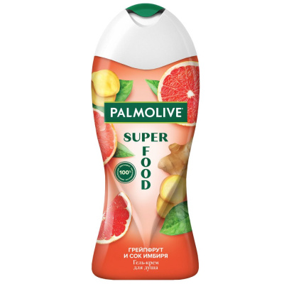 Palmolive super крем гель для душа женский грейпфрут и сок имбиря для всей семьи 250 мл