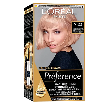 L'oreal Preference краска для волос 9.23 розовое золото