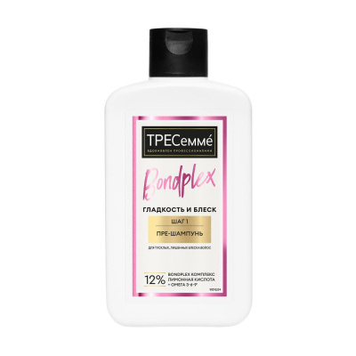 ТРЕСеммé гладкость и блеск пре шампунь восстановление укрепление защита 280 мл