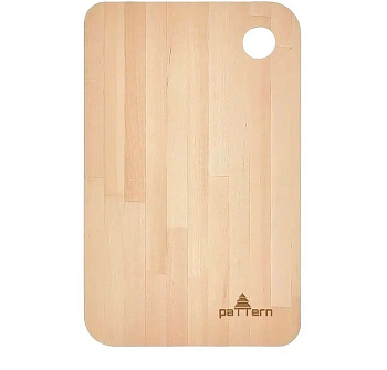 Pattern доска разделочная 22 х35 х 0,8 см прямоугольная берёза