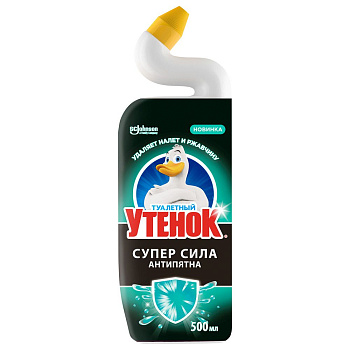 Туалетный Утенок чистящее средство для унитаза антипятна 500 мл
