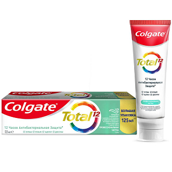 Colgate зубная паста total профессионал чистка гель 125 мл Уценка