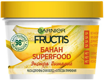 Fructis маска Superfood банан 390мл