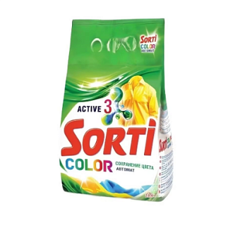 Sorti автомат колор стир порошок 2.4 кг
