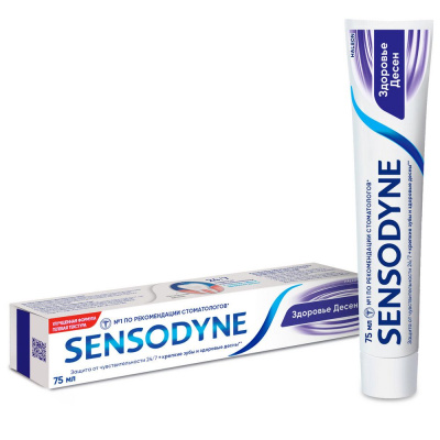 Sensodyne зубная паста здоровье десен освежающий мятный вкус 75 мл Уценка