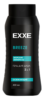 EXXE men гель для душа 2 в1 морские минералы breeze 400 мл