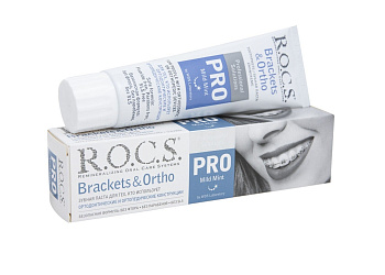 ROCS PRO зубная паста Brackets & Ortho 74г