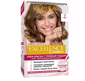 L'oreal Excellence 7 русый