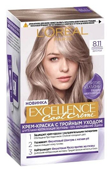 L`OREAL  эксэланс кул 8.11  светлый русый