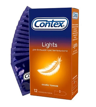 Contex презервативы особо тонкие Lights 12шт