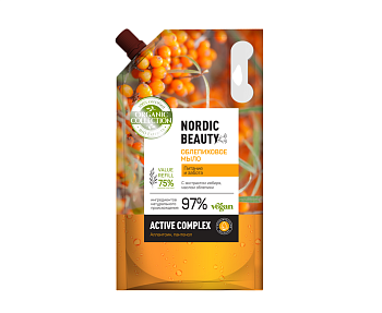 Organic collection облепиховое мыло питание и забота дой пак 1000 мл