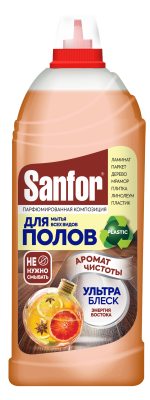 Sanfor ультра блеск для мытья полов энергия востока 500 мл