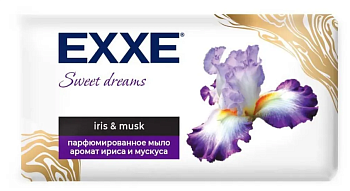 EXXE мыло парфюмированное sweet dreams аромат ириса и мускуса 140г