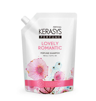 Kerasys шампунь для волос романтик запасной блок 500 мл