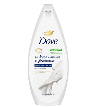 Dove гель для душа глубокое питание и увлажнение 250 мл