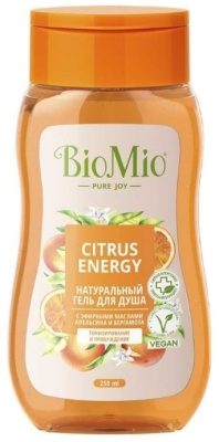 BioMio bio shower gel апельсин и бергамот гель для душа 250 мл