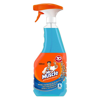 Mr Muscle чистящее средство для стёкол и поверхностей со спиртом 500 мл