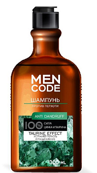Men Code шампунь anti dandruff против перхоти флакон флиптоп 300 мл